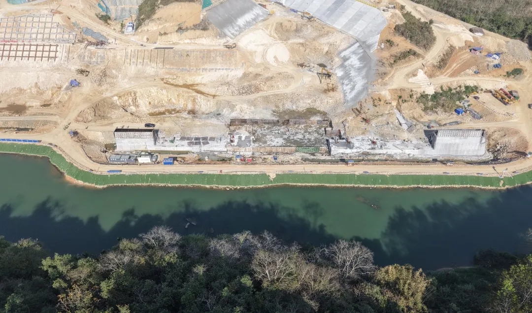 春节不停工 实干启新程  海南省昌化江水资源配置工程全力冲刺一季度“开门红”