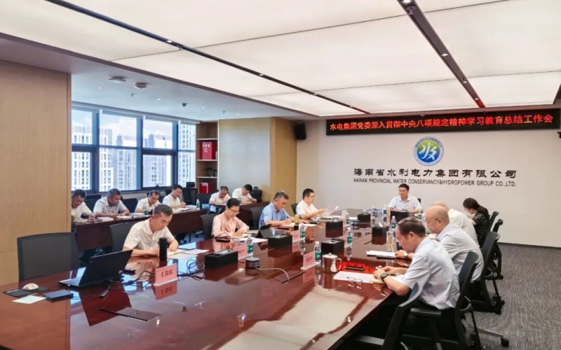 水电集团党委召开深入贯彻中央八项规定精神学习教育总结会