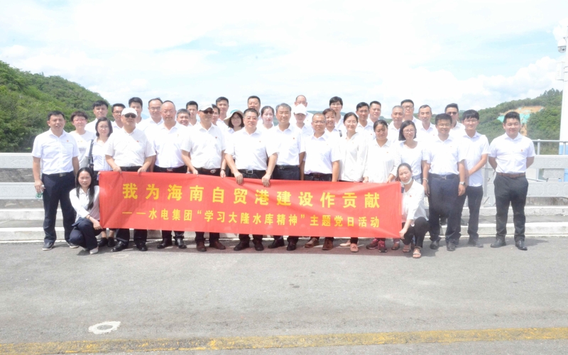 强化党建引领  夯实业务基础 ——水电集团党委到大隆水库开展“学习大隆水库 精神”主题党日活动
