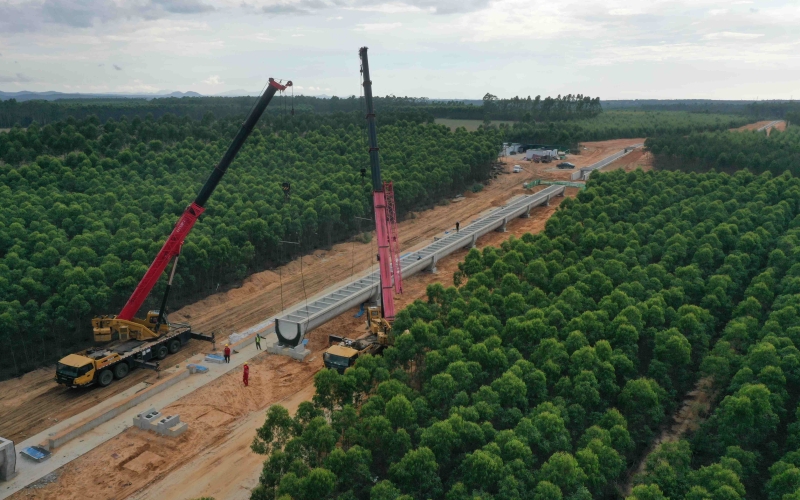 劳动竞赛进行时（二）琼西北供水工程： 以党建引领提升项目建设效能