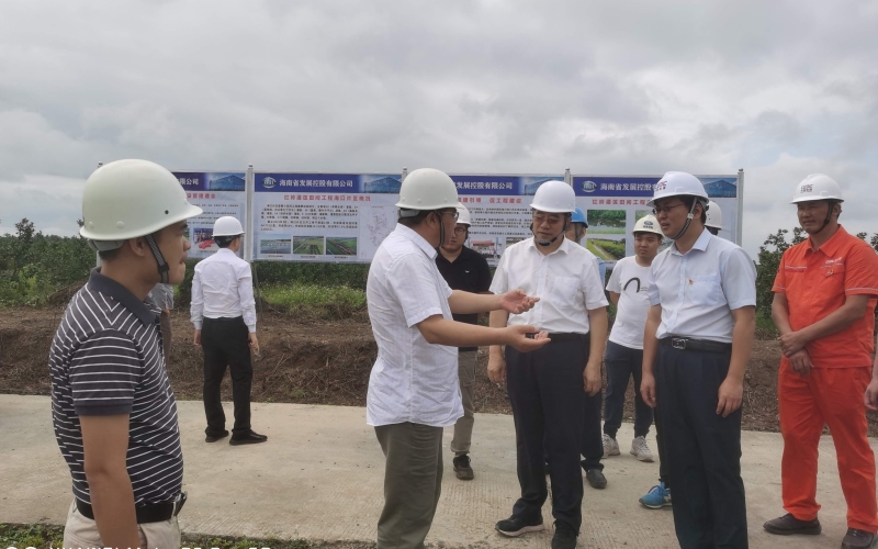 【走基层、抓党建、促发展】海南控股直属机关党委一行走访红岭灌区田间工程