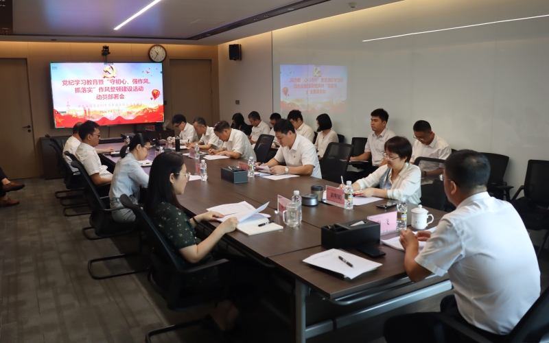 水电集团召开党委（扩大）会议  部署党纪学习教育暨“守初心、强作风、抓落实”作风整顿建设活动