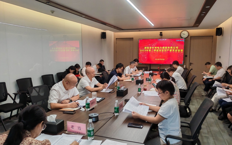 水电集团召开2024年第二季度安全生产委员会会议