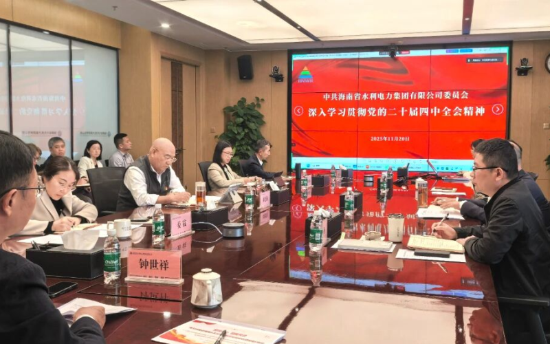 水电集团各党组织开展学习贯彻党的二十届四中全会精神宣讲（一）