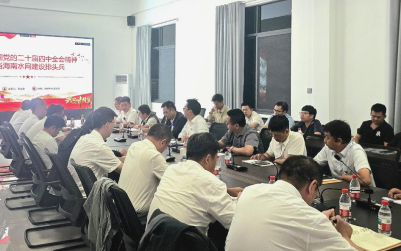 水电集团各党组织开展学习贯彻党的二十届四中全会精神宣讲（二）