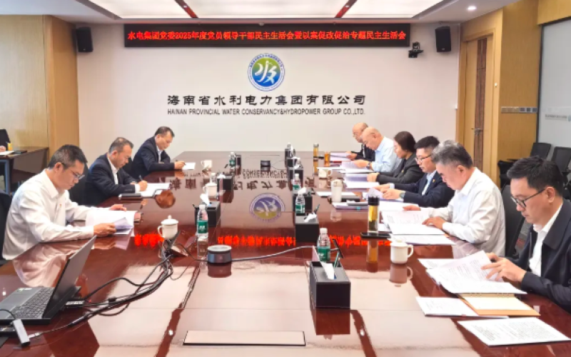 水电集团党委召开2025年度党员领导干部民主生活会暨以案促改促治专题民主生活会